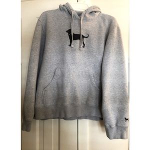 The Black Dog gray sweatshirt/hoodie size Large